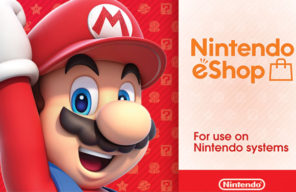 بطاقات Nintendo eShop
